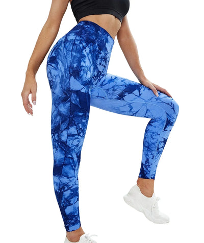 Seamless Tie Dye Leggings Women