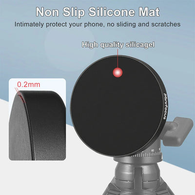 Magnetic Phone Holder for Magsafe to 1/4 3/8'' Screw Arri Hole Tripod Mount Adapter for iPhone 14 13 12 Serie with Magnetic Ring