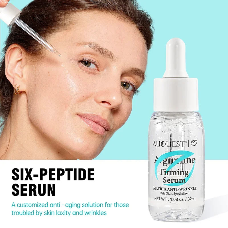 Face Serum SixPeptide Firming Highly Effective Anti-Wrinkle Skin Firming Smooth Skin Preventing Improving Facial Serum Skin Care