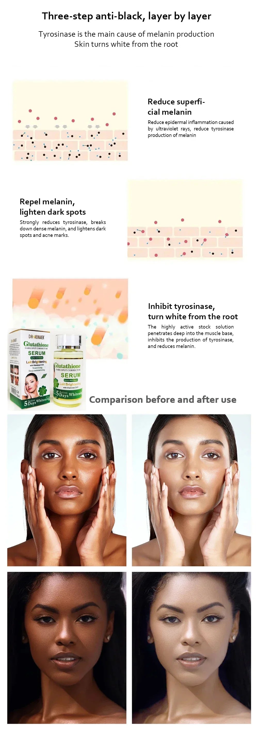 Serum for Face & Eye for Dark Spot Corrector