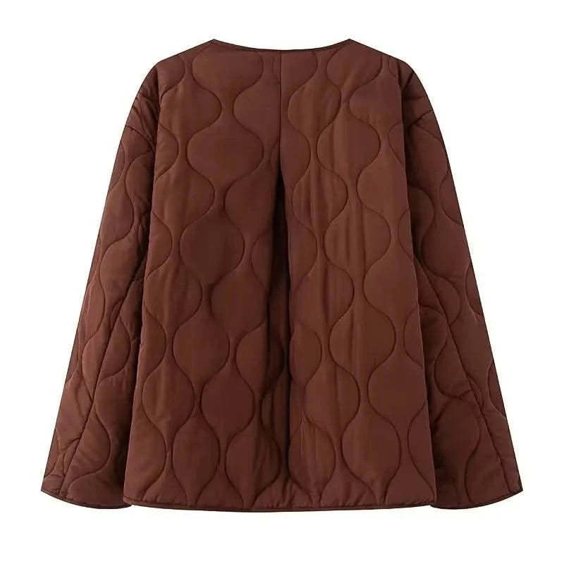 Bomber Jackets Women's Coat Casual Loose Outwear Long Sleeve Top With Button