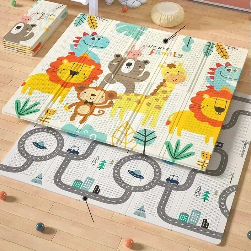 Baby Play Mats Activities Mats For Baby Game Mats Waterproof Children's Rug Kids Crawling Play Floor Carpets משטח פעילות לתינוק