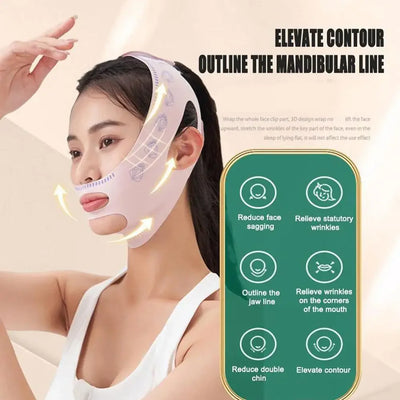 V Face Slimming Bandage Lifting Shaping Face Masks Reusable Breathable Face Sculpting Anti Wrinkle Facial Massage Bandage
