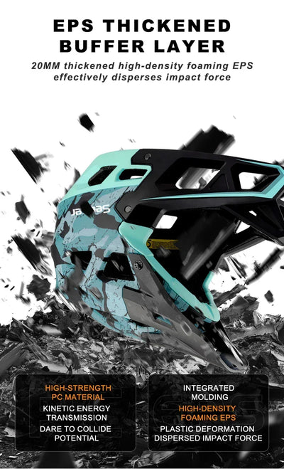 Seeker Mtb Mountain Bike Helmet Lightweight Breathable Speed Downhill Full Helmet Outdoor Adult Men And Women Cycling Helmets