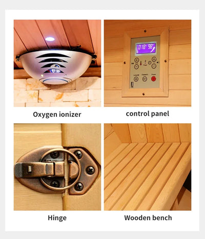 Indoor Traditional Sauna Dry Steam Far Infrared Sauna Room Outdoor Electric Stove Sauna