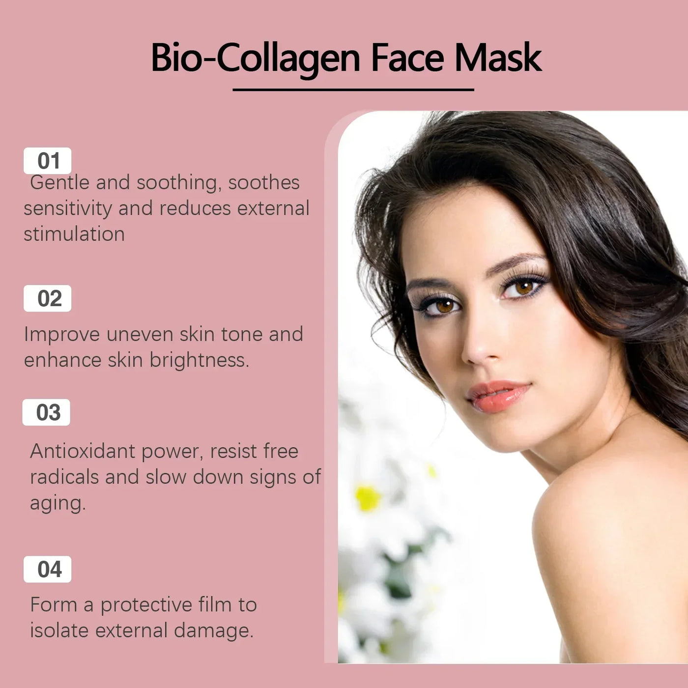 Bio-Collagen Face Mask Anti-Wrinkle Firming Overnight Mask With Hydrolyzed Moisturizing Refreshing Brightening Repair Skin Care