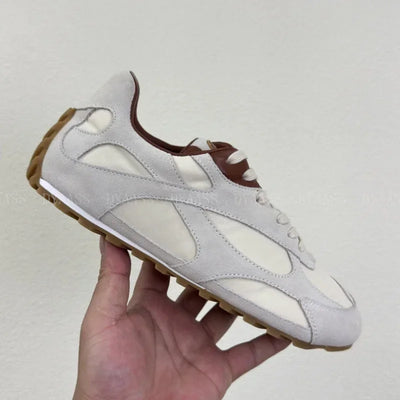 2025 Designer Women Sneakers Casual Shoes Women Men Lace Up Round Toe Flats Non Slip Comfort Concise  Mixed Color Walking Shoes