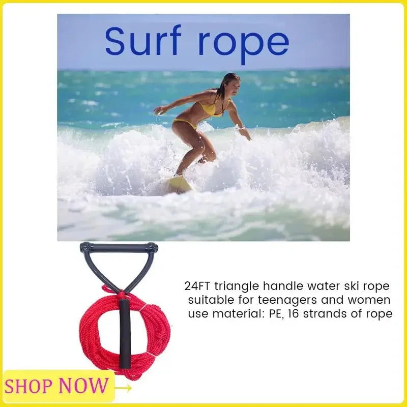 Especial Water Ski Rope Wake Surf Rope Wakeboard Tow Rope Heavy Duty Multipurpose For Kneeboard