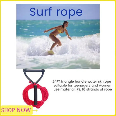 Especial Water Ski Rope Wake Surf Rope Wakeboard Tow Rope Heavy Duty Multipurpose For Kneeboard