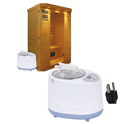 Portable Steam Sauna US Plug 3L Sauna Steamer Machine 9 Temperature Levels Home SPA for Fumigation Machine