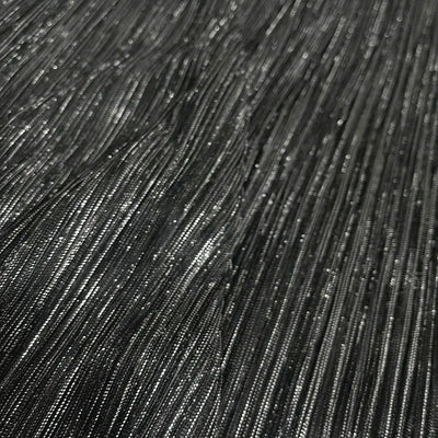 Soft Tulle Pleated Fabric Bark Wrinkle Texture By The Meter for Wedding Decoration Clothes Sewing Anti-wrinkle Cloth Glossy Gray