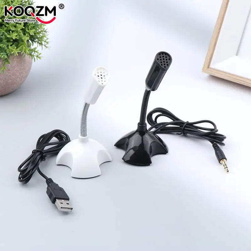3.5mm USB Microphone For Laptop Computers Noise Reduction Studio Singing Gaming Streaming Mikrofon Stand Mic With Holder Desktop