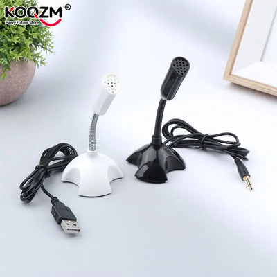 3.5mm USB Microphone For Laptop Computers Noise Reduction Studio Singing Gaming Streaming Mikrofon Stand Mic With Holder Desktop