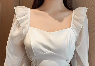 Dresses for Women Sensual Sexy A Line Spring Autumn Woman Long Sleeve Dress On Sales Designer Korean Fashion G Y2k Hot Promotion