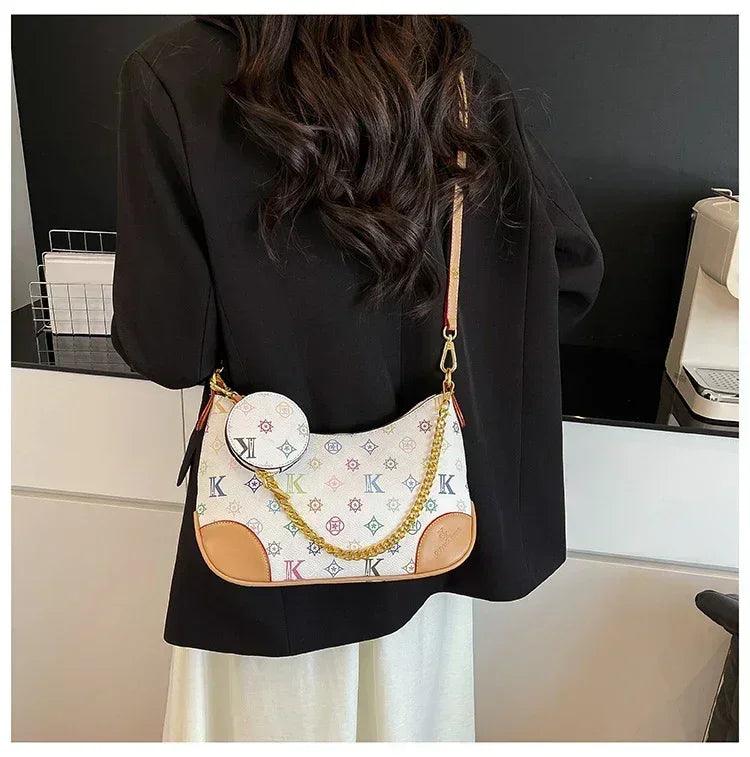 Famous designer elegant handbags leather for women ladies crossbody shoulder bag classic popular and lightweight
