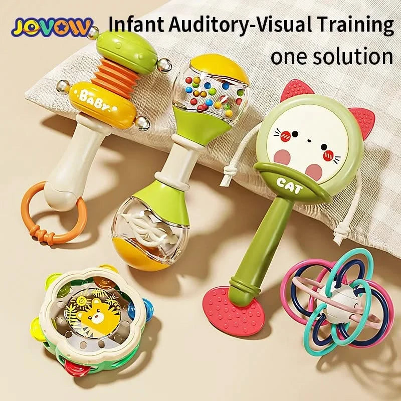 Baby Rattles Toys Newborn Sensory Teether Baby Development Games Educational Infant Toys For Babies Baby Toys 0 6 12 Months
