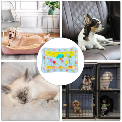 Creative Baby Water Mat For Pets Cat Dog Water Play Mat Infant Toddler Inflatable Patted Pad Baby Children Preschool Toys