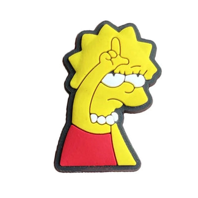 Single Sale 1pcs Cartoon Funny Shoe Charms PVC Accessories DIY Shoe Decoration For Clog Sandal Kids X-mas Gifts