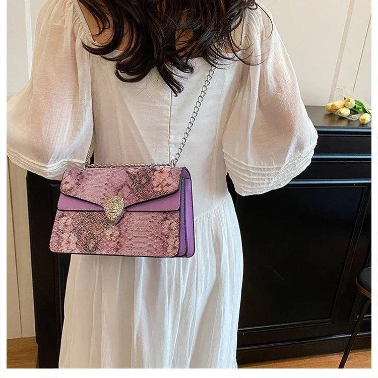 Designer messenger bag for women high-quality leather elegant shoulder classic handbag fashionable