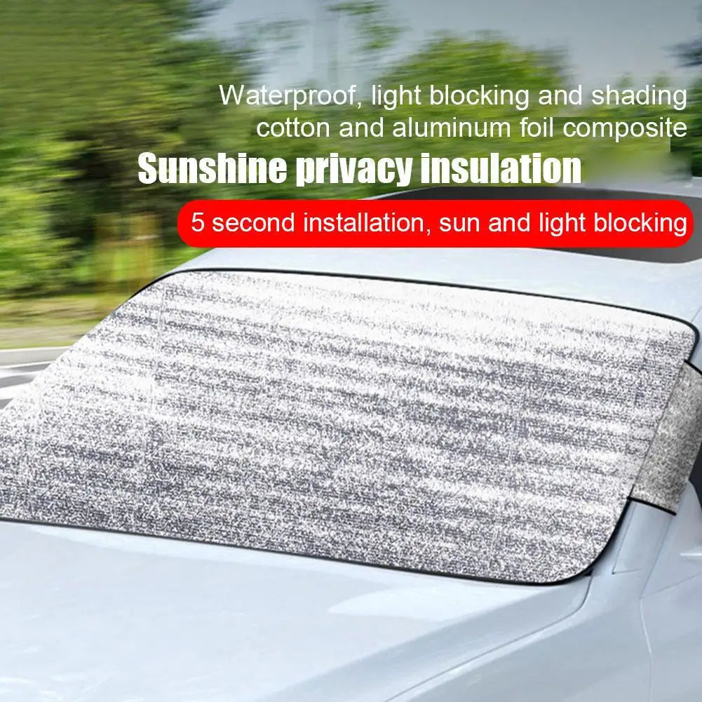 Car Accessories Car Windscreen Windshield Frost Cover Ice Snow Shield Front Protector Auto UV Protection Curtain Styling