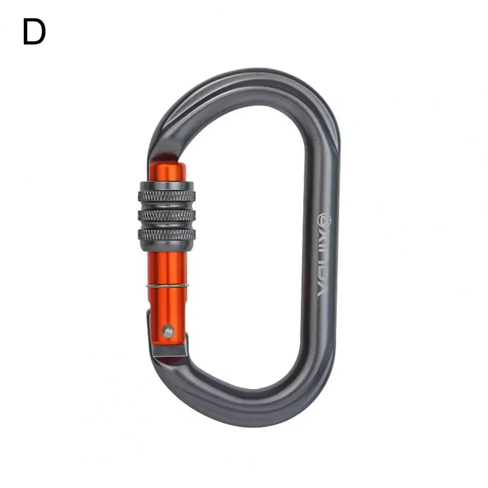 Practical Climbing Clip Climbing Equipment Smooth Surface Ultra-light Climbing Carabiner for Mountaineering