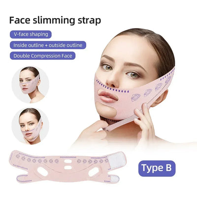 Face Slimming Bandage Women Face Lifting Belt V Line Shaper Chin Cheek Lift Up Anti Wrinkle Strap Facial Beauty Skin Care Tools