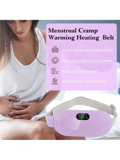 Electric Menstrual Spasm Massager Vibrator Heating Belt Suitable For Relieving Menstrual Discomfort, Keeping Waist And  heating