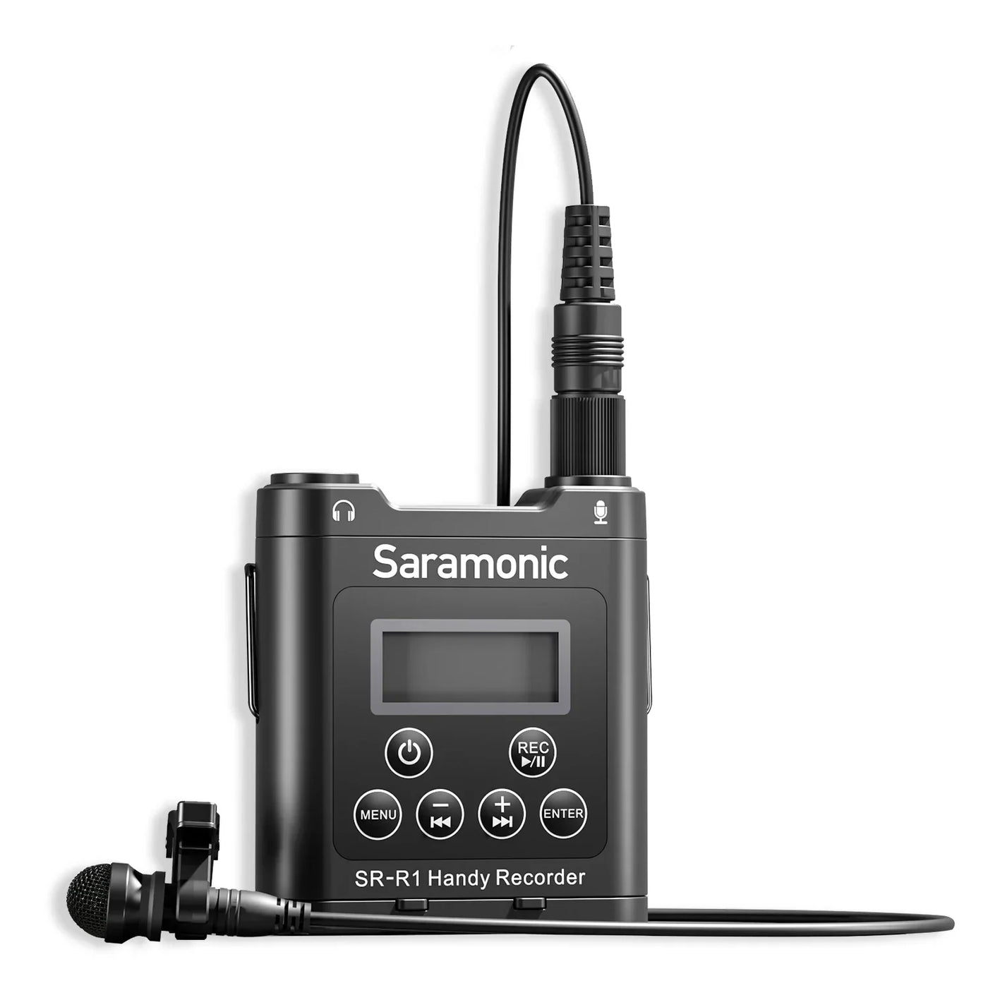 Saramonic SR-R1 Miniature Handy Recorder with Lavalier Microphone for Wedding Videography Interview, Filming and Recording