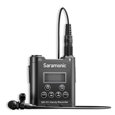 Saramonic SR-R1 Miniature Handy Recorder with Lavalier Microphone for Wedding Videography Interview, Filming and Recording