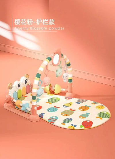 Baby Toys Musical Play Mats Piano Gym Newborn Toys Tummy Time Mat Baby Teether & Padded For Toddlers Early Learning Education