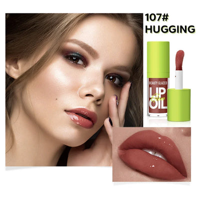 Beauty Glazed Rare Bright Lustrous Lip Essence Moisturizing Shine Shimmer Plumping Lip Tint  Care Oil Gloss for Lip Enhancement