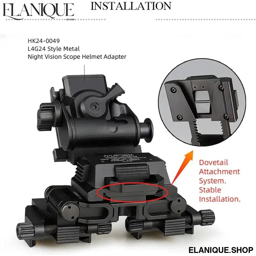 Wilcox PVS-14 Binocular Bridge NVG Mount Night Vision Goggles Adapter For PVS 14 Night Vision Binoculars Monocular Or Binocular