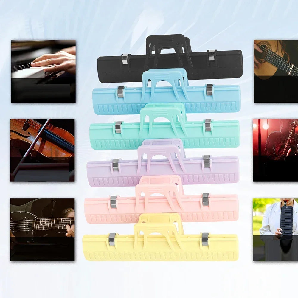 Music Sheet Clips Music Holder Stand ABS Sheet Music Sheet Music File Book Holder  for Piano Guitar Playing Page Paper Clamps