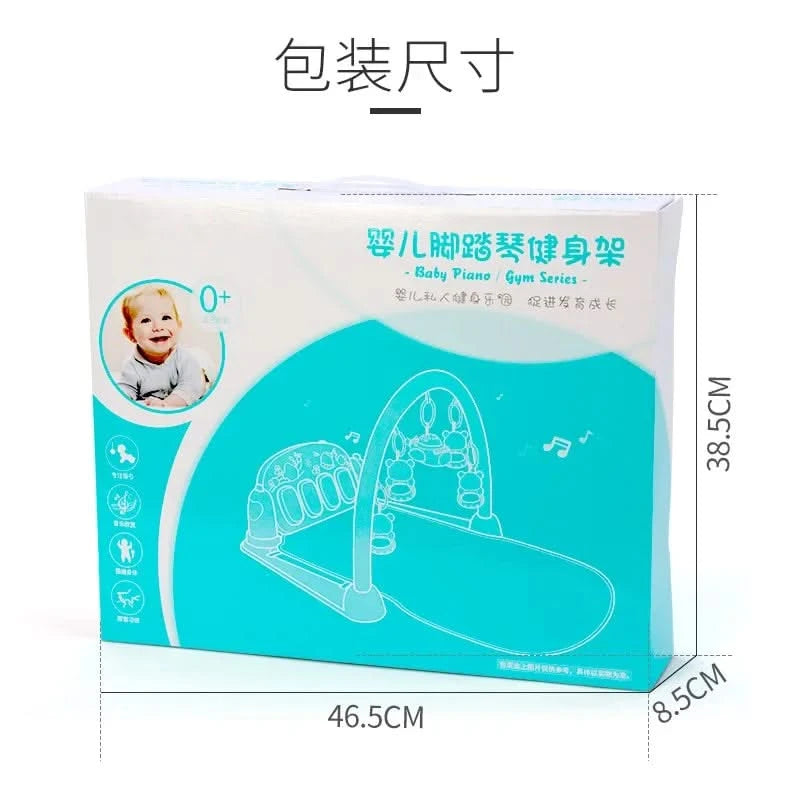 Baby Toys Musical Play Mats Piano Gym Newborn Toys Tummy Time Mat Baby Teether & Padded For Toddlers Early Learning Education