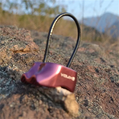 Downhill Be-lay Rappel Device Safety Ring Double Slot Rock Climbing Rappel Professional ATC Climbing Descender Mountaineering