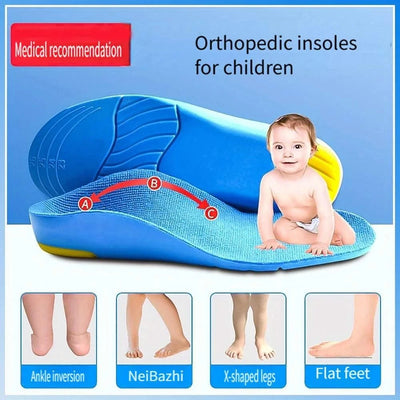 Kids Children Orthotics Insoles Correction foot Care for Kid Flat Foot Arch Support Orthopedic Insole Soles Sport Shoes pads