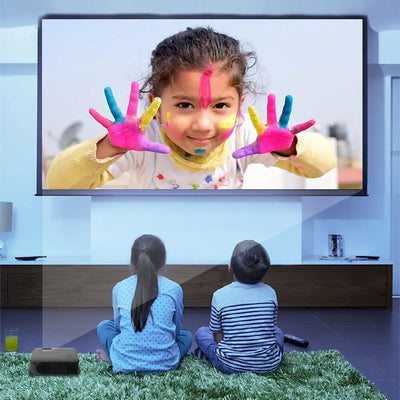 Portable Projector A30 Support 4K HDMI 1080P Mini Projectors Smart TV WIFI Home Theater Cinema Sync Android Phone Beamer LED