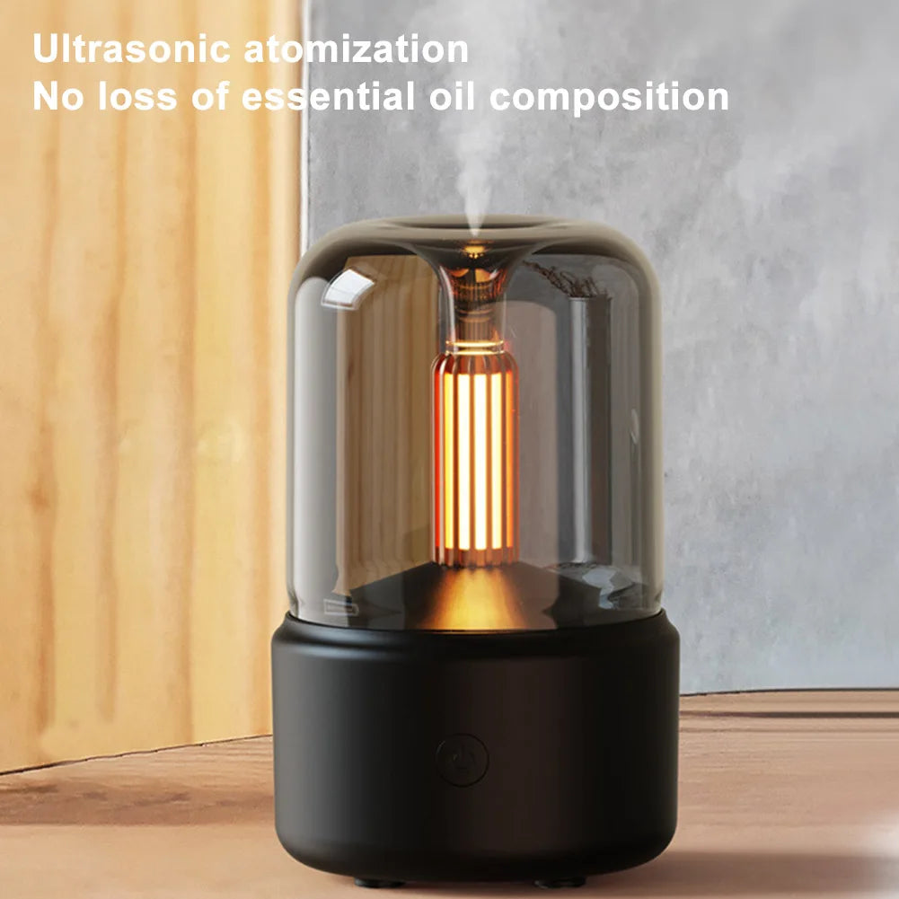 Aromatherapy Diffuser Light Cool Mist Humidifier Auto-Off Portable Diffuser Humidifiers Compact Aroma Diffuser for Home Decor
