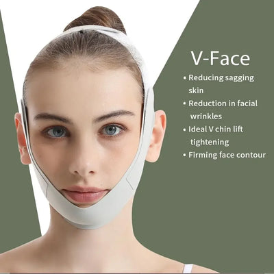 New Reusable Face Slimming Bandage Women V Line Face Shaper Chin Cheek Lift Up Belt Facial Massage Strap Skin Care Beauty Tools