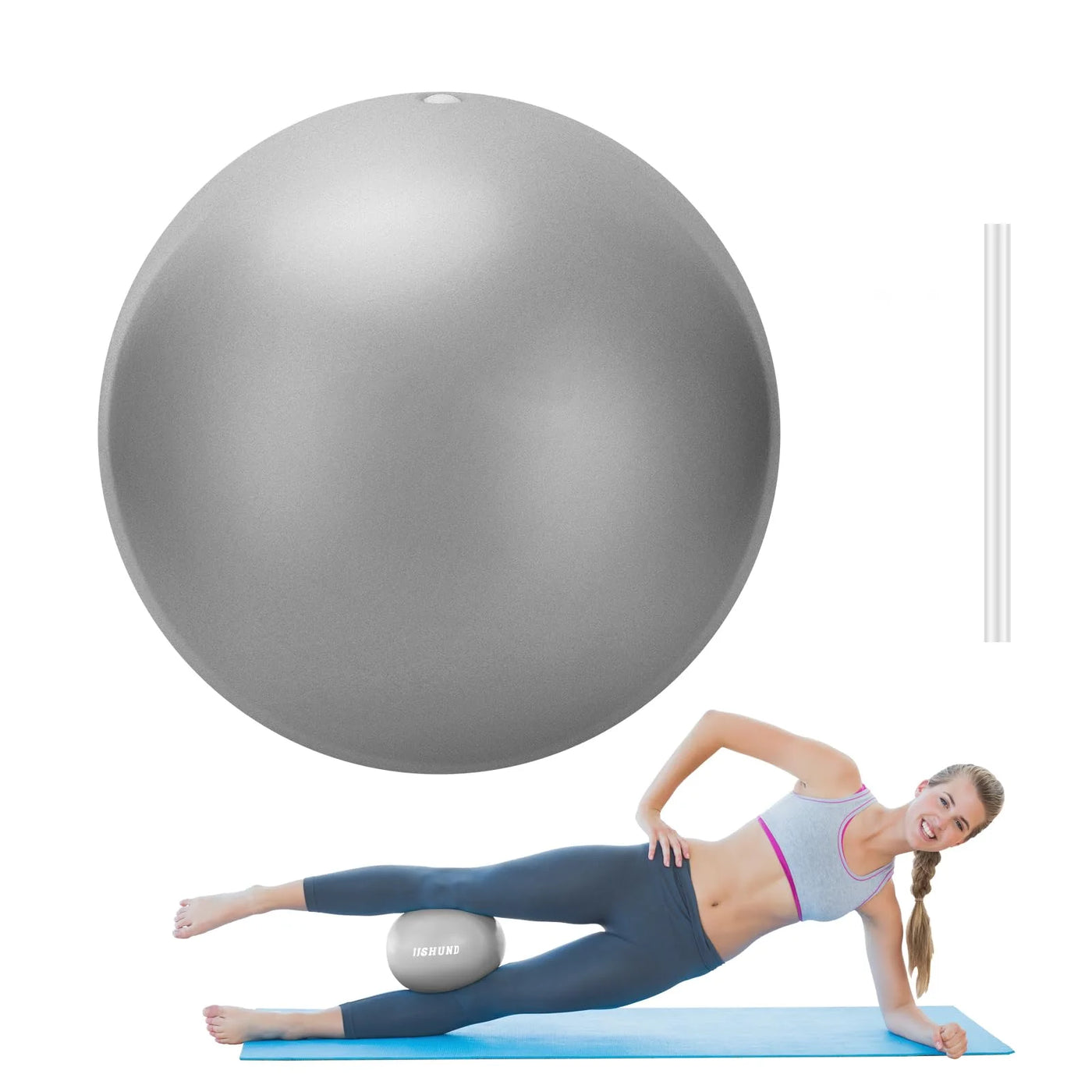 New 25cm Yoga Ball Exercise Gymnastic Fitness Pilates Ball Balance Exercise Gym Fitness Yoga Core Ball Indoor Training Equipment