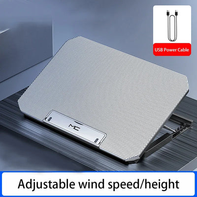 Gaming Laptop Cooler Large Size For 12-16 Inch Notebook Two USB Laptop Cooling Pads Wind Speed Adjustable Silent Laptop Stand