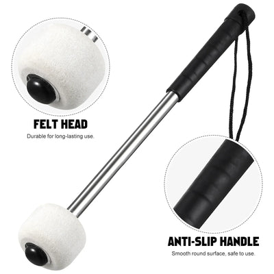 Drum Percussion Repique Musical Instruments Drums Felt Bass Mallets for Kids Rods Sticks Portable Timbales Drum Accessories