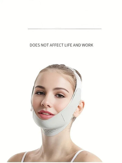 Portable Adjustable Face Tightening Bandage Face Lifting Belt Breathable V Shaped Slimming Bandage Resuable Facial Lifting Strap