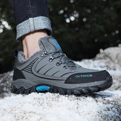 Men's Sneakers Outdoor Low-top Men's Hiking Shoes for Mountain Climbing and Warmth Men's Boots Outdoor Hiking Boots Work Shoes