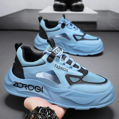Mesh Breathable Men Running Shoes Casual Shoes Comfortable Men Walking Sneakers Non-Slip Wear-Resistant Athletic Sports Shoes