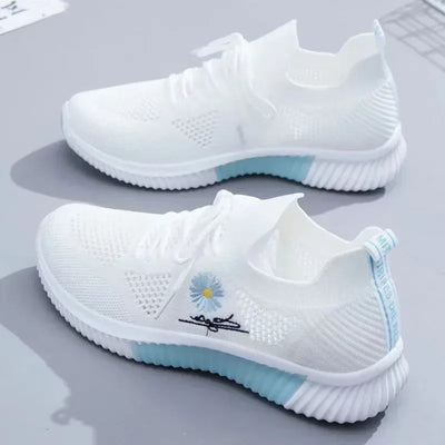 Women's Breathable Mesh Sneakers 2025,Lightweight Shock-Absorbing Athletic Shoes for Running/Walking,Comfortable Sports Footwear