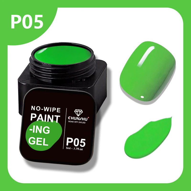 CHUNSU 3 In 1 Spider Gel Nail Polish No Wipe Functional UV Gel Creative Wire Drawing Liner Soak Off Magic Powder 5ML Clear  DIY