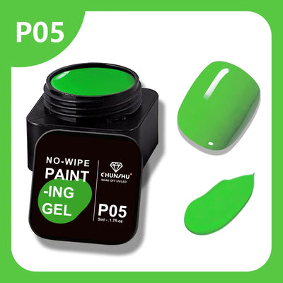 CHUNSU 3 In 1 Spider Gel Nail Polish No Wipe Functional UV Gel Creative Wire Drawing Liner Soak Off Magic Powder 5ML Clear  DIY