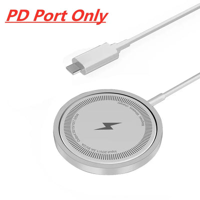 Magnetic Wireless Charger Fast Charging Pad Stand for iPhone 16 15 14 13 12Pro Max Airpods PD USB A Phone Chargers Dock Station
