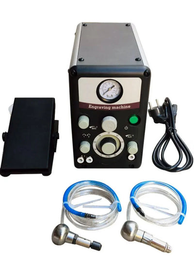 Hand Engraving & Stone Setting Tool Graver Machine Pneumatic Jewelry Engraver Machine for Jewelry Crafts and Wrought Iron